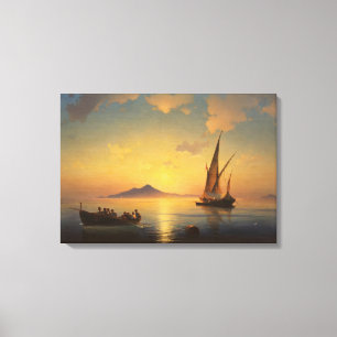 Baai van Napels Ivan Aivazovsky Canvas Afdruk