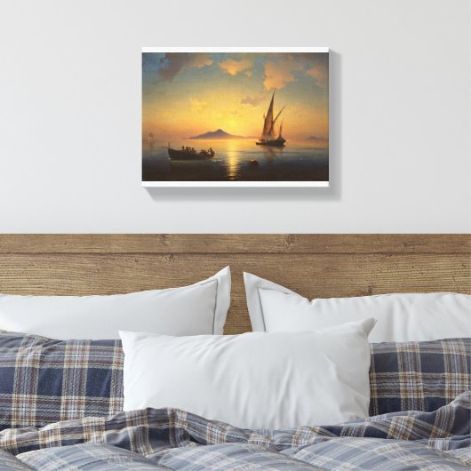 Baai van Napels Ivan Aivazovsky Canvas Afdruk (Insitu (Slaapkamer))