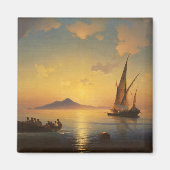 Baai van Napels Ivan Aivazovsky Magneet (Voorkant)