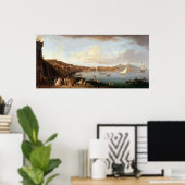 Baai van Napels uit het noorden Poster (Thuiskantoor)