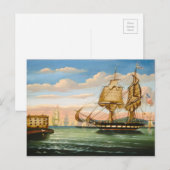 Baai van New York, Zonsondergang Briefkaart (Voorkant / Achterkant)
