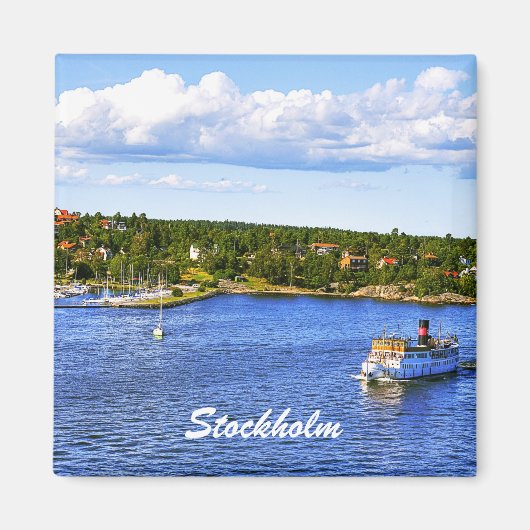 Baai van Stockholm Magneet (Voorkant)