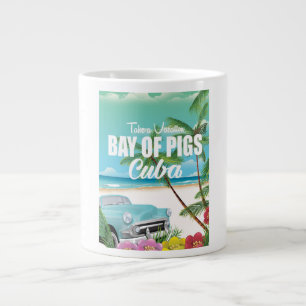 Baai van Varkens, poster van de strandvakantie op  Grote Koffiekop