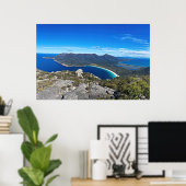 Baai van wijnglas poster (Thuiskantoor)