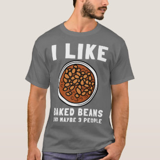 Baakbonen in blik en vegetarische vegetatie 20 t-shirt
