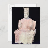 Baal Hammon zat op zijn troon Briefkaart (Voorkant / Achterkant)