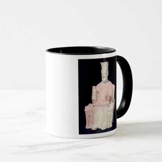 Baal Hammon zat op zijn troon Mok (Voorkant rechts)