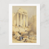 Baalbec, bord 79 uit deel II van de Heilige Land Briefkaart (Voorkant)