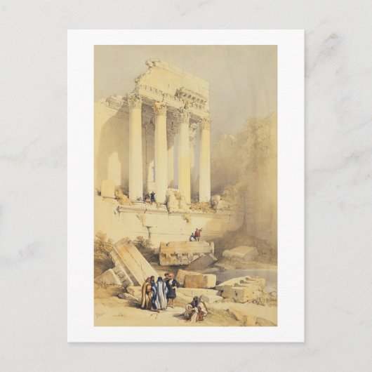 Baalbec, bord 79 uit deel II van de Heilige Land Briefkaart (Voorkant)