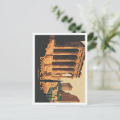 Baalbek Lebanon Vintage Travel Illustration Briefkaart (Staand voorkant)