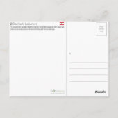 Baalbek, Libanon Reisbriefkaart Briefkaart (Achterkant)
