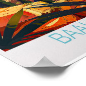 Baalbek Travel Poster - Libanon Wall Art met (Hoek)