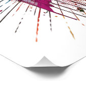 Baam Comic Sound Effect - Vetgedrukte en speelse P Perfect Poster (Hoek)