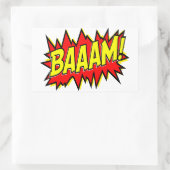 BAAM! RECHTHOEKIGE STICKER (Tas)