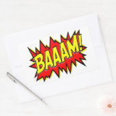 BAAM! RECHTHOEKIGE STICKER (Envelop)
