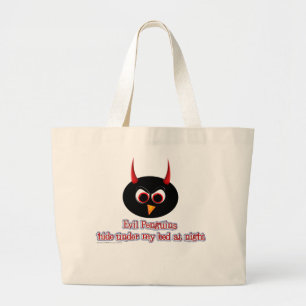 Baampinguïns verbergen onder mijn bed Canvas tas