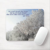 Baan 37:6 Inspirerend winterlandschap Mousepad Muismat (Met muis)