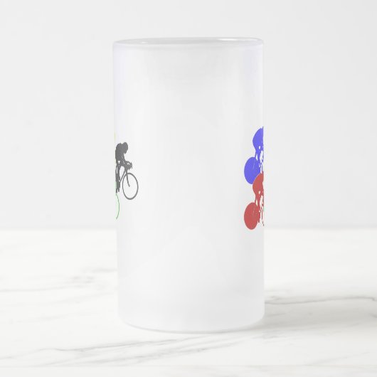 Baan Fietsen Race Fietsers Matglas Bierpul (Center)