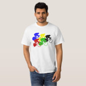Baan Fietsen Race Fietsers T-shirt (Voorkant volledig)