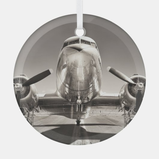  baan glas ornament (Voorkant)