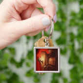 Baan van zijn vrouw sleutelhanger (Hand)