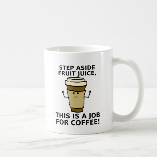 Baan voor koffie grappige mok (Rechts)