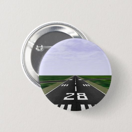 Baanbaan Ronde Button 5,7 Cm (Voorkant /achterkant)