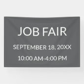 Baanbeurs Grijs Spandoek (Horizontaal)