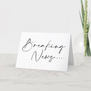 Baanbrekend nieuws Minimalistische aankondiging va