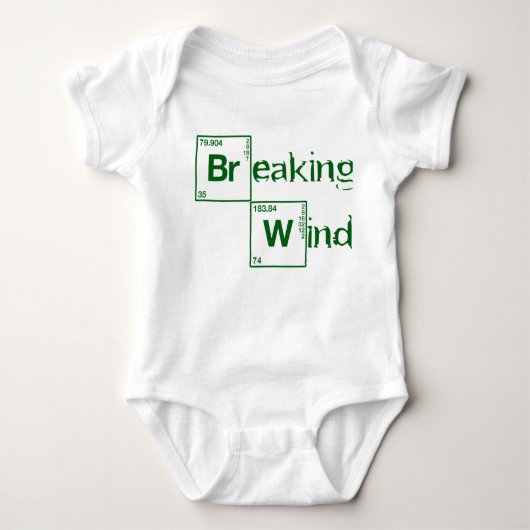 Baanbrekende, geïnspireerde brekende Baby Romper (Voorkant)