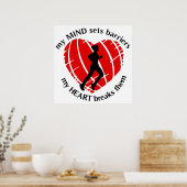 Baanbrekende hindernisbaan poster (Keuken)