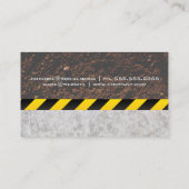 Baanbrekende ontwikkelaar | bouwgraafmachine visitekaartje (Achterkant)