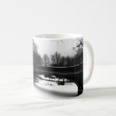 Baanbrug Winter Central Park NYC Koffiemok (Voorkant rechts)