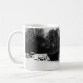 Baanbrug Winter Central Park NYC Koffiemok (Links)