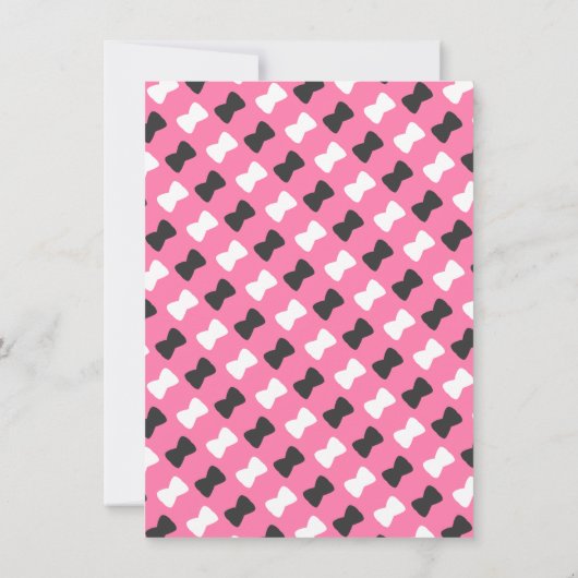 Baandagen Mode Show op zaterdag Kaart (Achterkant)