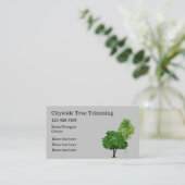 Baanmaak en service visitekaartje (Staand voorkant)