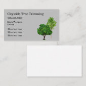 Baanmaak en service visitekaartje (Voorkant / Achterkant)