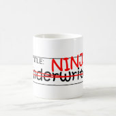 Baantitel Ninja - underwriter Koffiemok (Center)