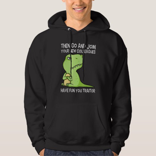 Baanwisseling Afscheid Collega Vertrek Afdeling Hoodie (Voorkant)