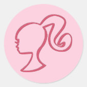 Baarb Stikker Ronde Sticker (Voorkant)