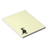 Baarbare dubbelcreste aalscholver notitieblok (Schuin)