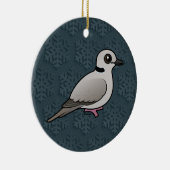 Baarbare ringhalsdove keramisch ornament (Rechts)