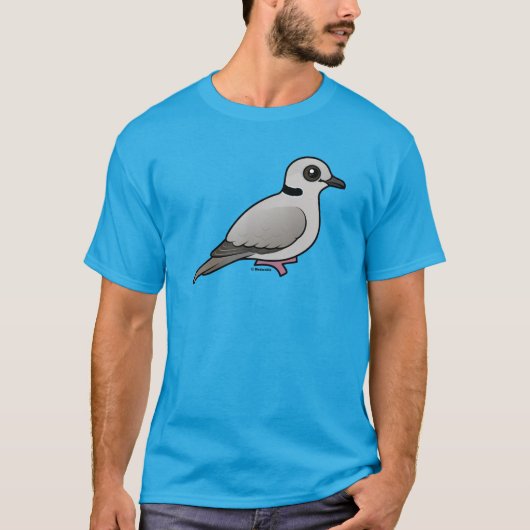 Baarbare ringhalsdove t-shirt (Voorkant)