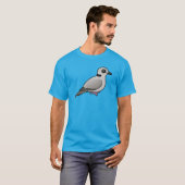 Baarbare ringhalsdove t-shirt (Voorkant volledig)