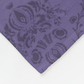 Baarbare rooskleurige Lovebird Fleece Deken (Hoek)