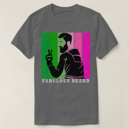baard 10 t-shirt (Design voorkant)
