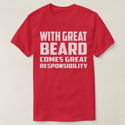 baard 28 t-shirt (Design voorkant)