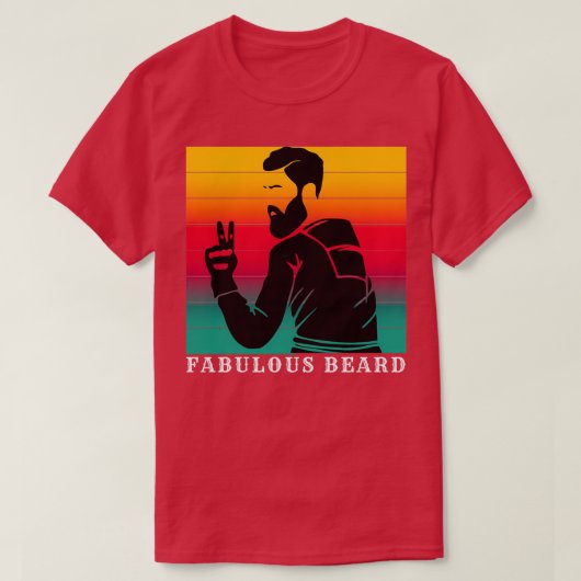 baard 3 1 t-shirt (Design voorkant)