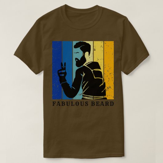 baard 7 t-shirt (Design voorkant)
