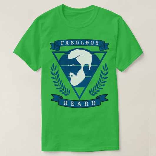 baard 9 t-shirt (Design voorkant)